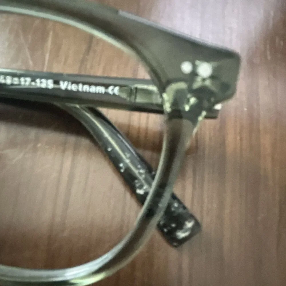 Warby Parker Carlton N 714 Green Full Rim Plastic Eyeglass Frames 48-17-135